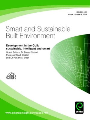 cover image of Smart and Sustainable Built Environment, Volume 2, Issue 3